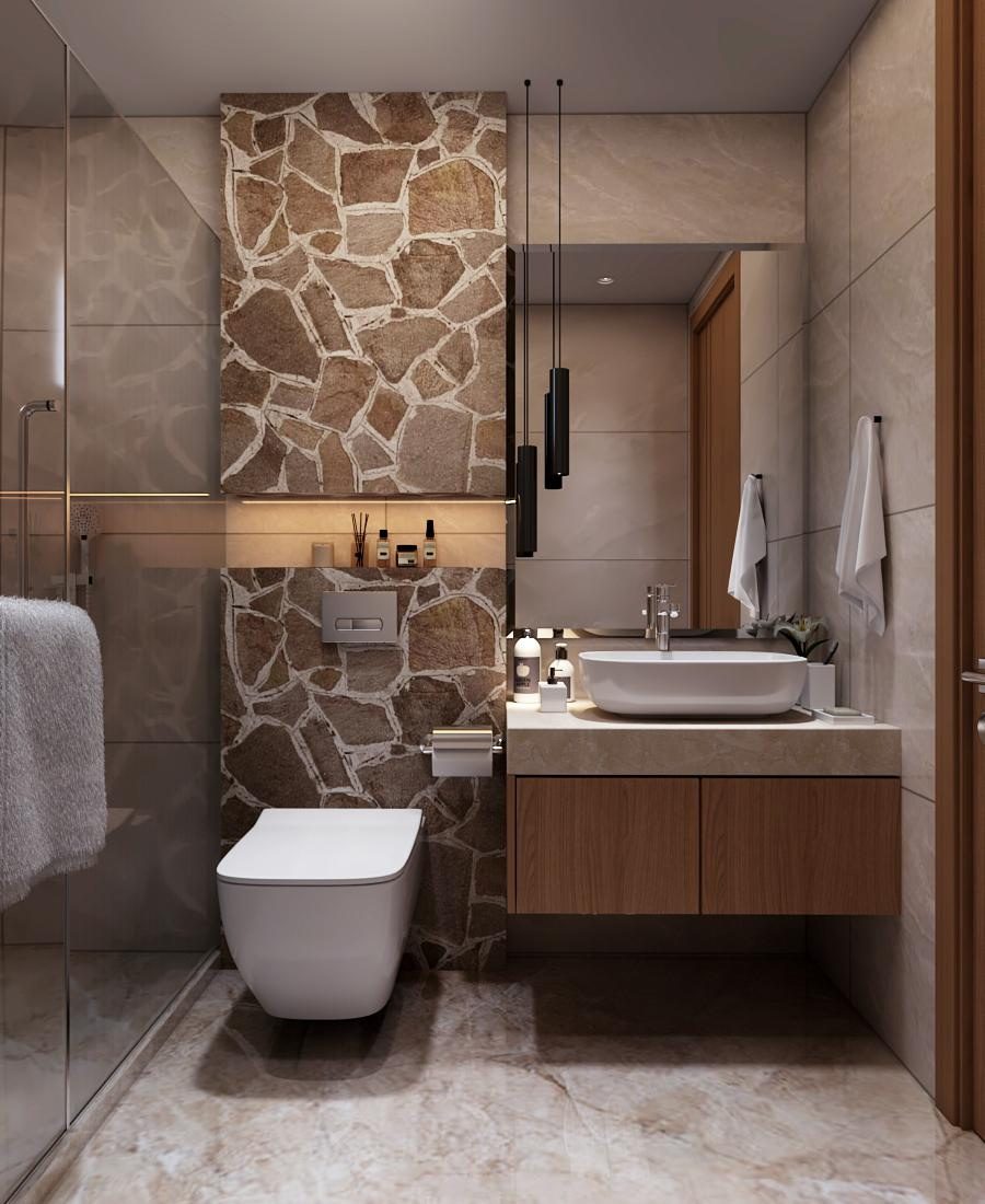 Urban Nest sample apartment master toilet